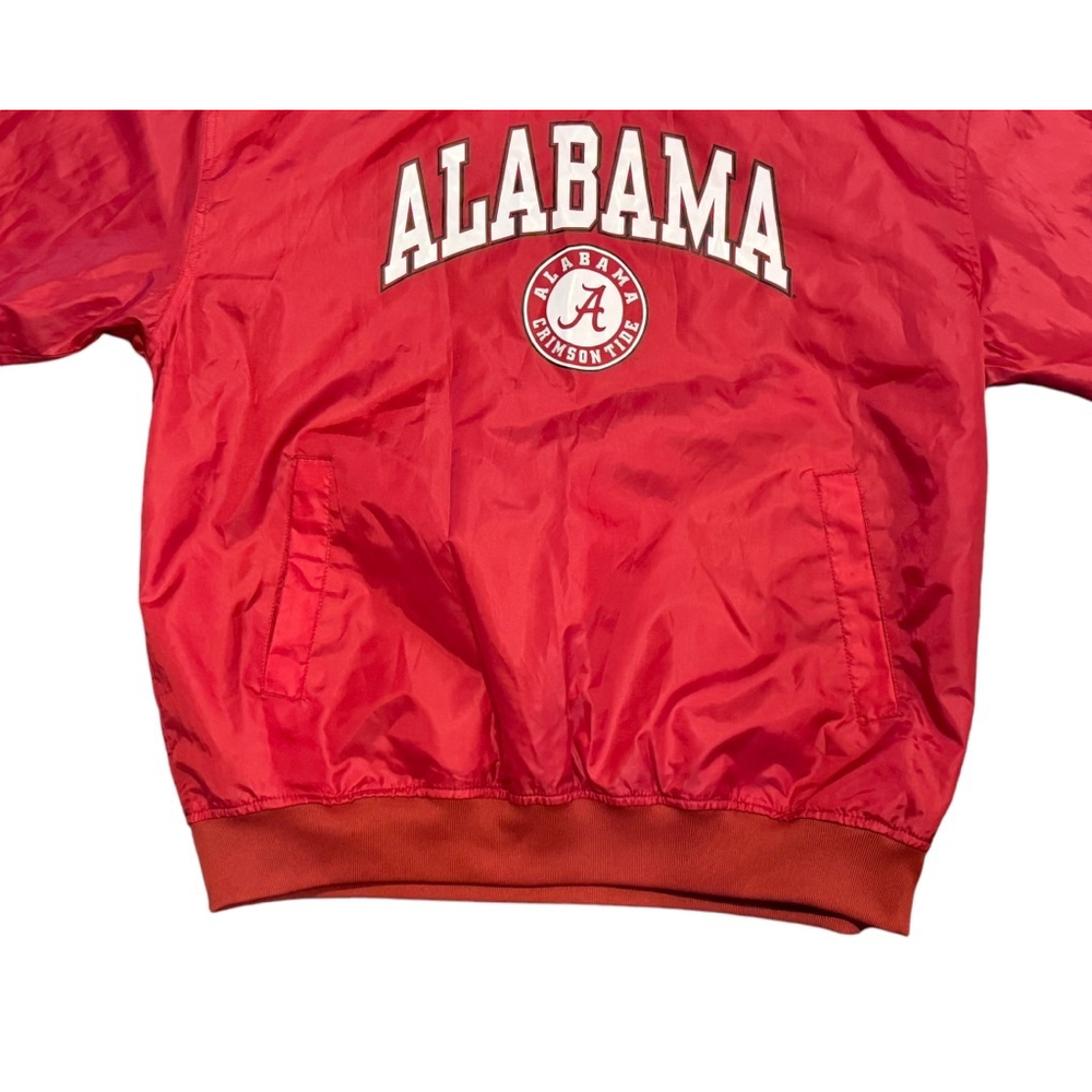 Vintage Red Oak Alabama Crimson Tide Men’s Red Windbreaker Jacket Size L​​​​​ - Picture 4 of 7